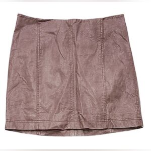 Free People purple suede mini skirt, size 10